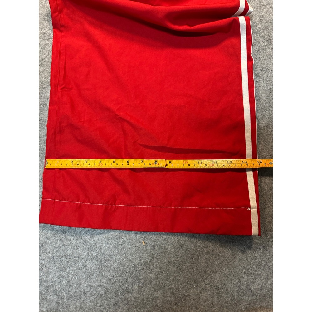 Adidas Adicolor Classics Wide Leg Track Pants Small Red Three Stripes Polyester - Picture 6 of 7